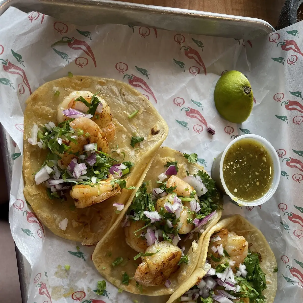 Shrimp Street Tacos