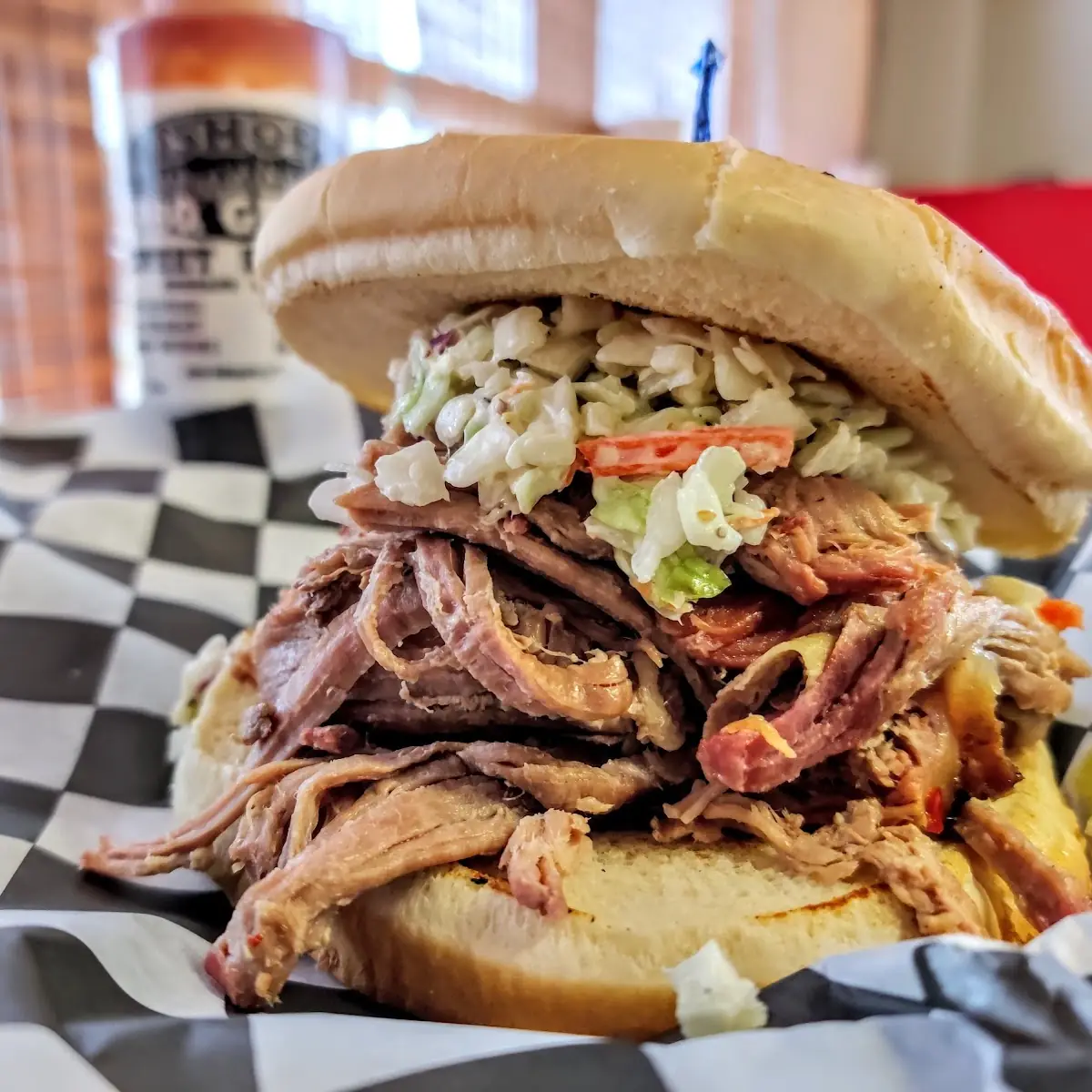 Large BBQ Pulled Pork Sandwich