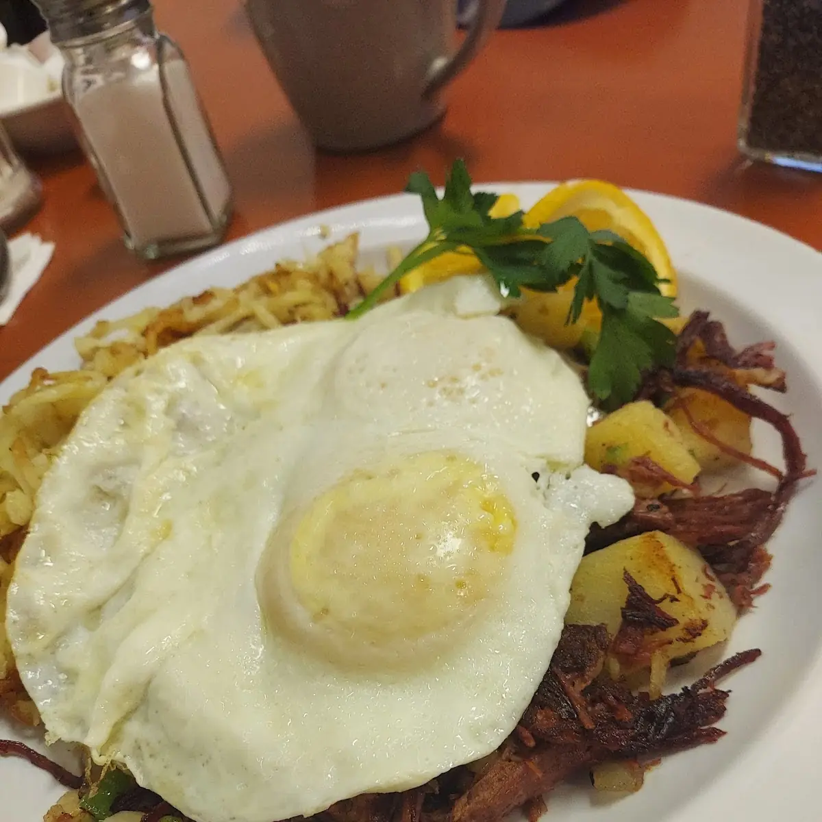 Corned Beef Hash and Eggs