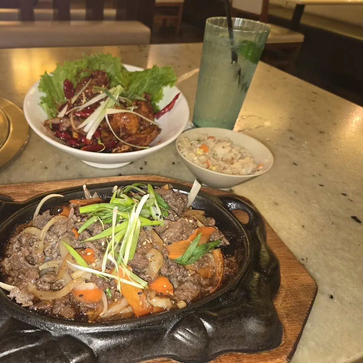 Beef Bulgogi and Korean BBQ Wings