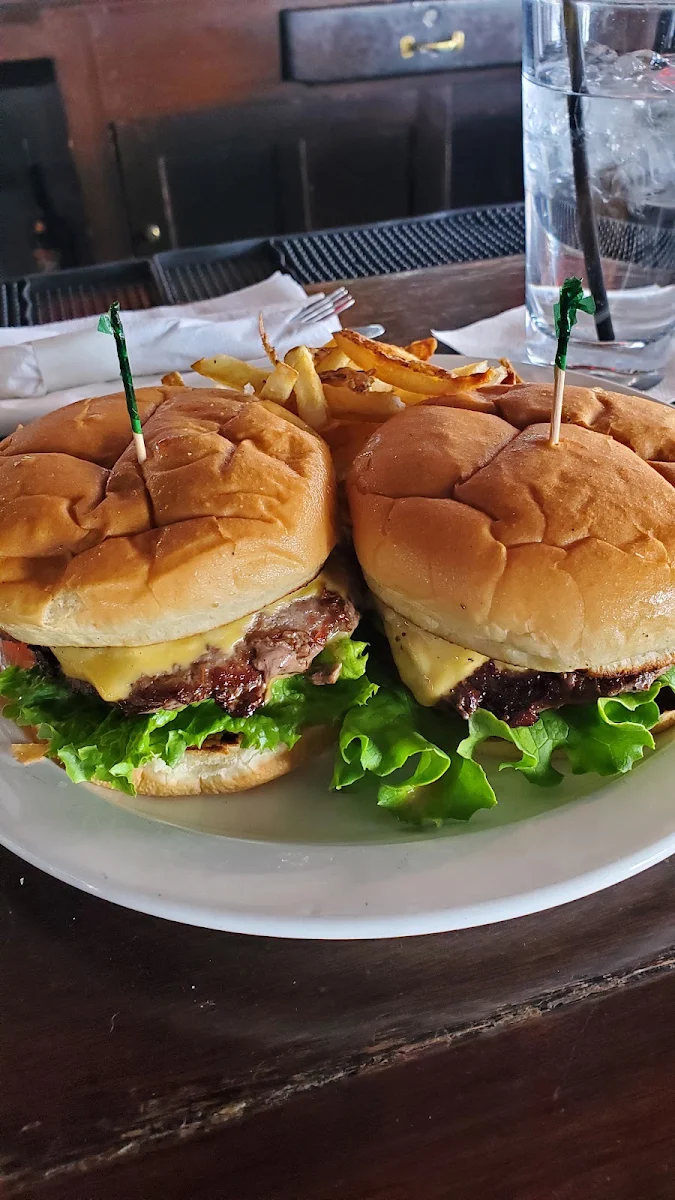 Daily Double Cheeseburger and Fries