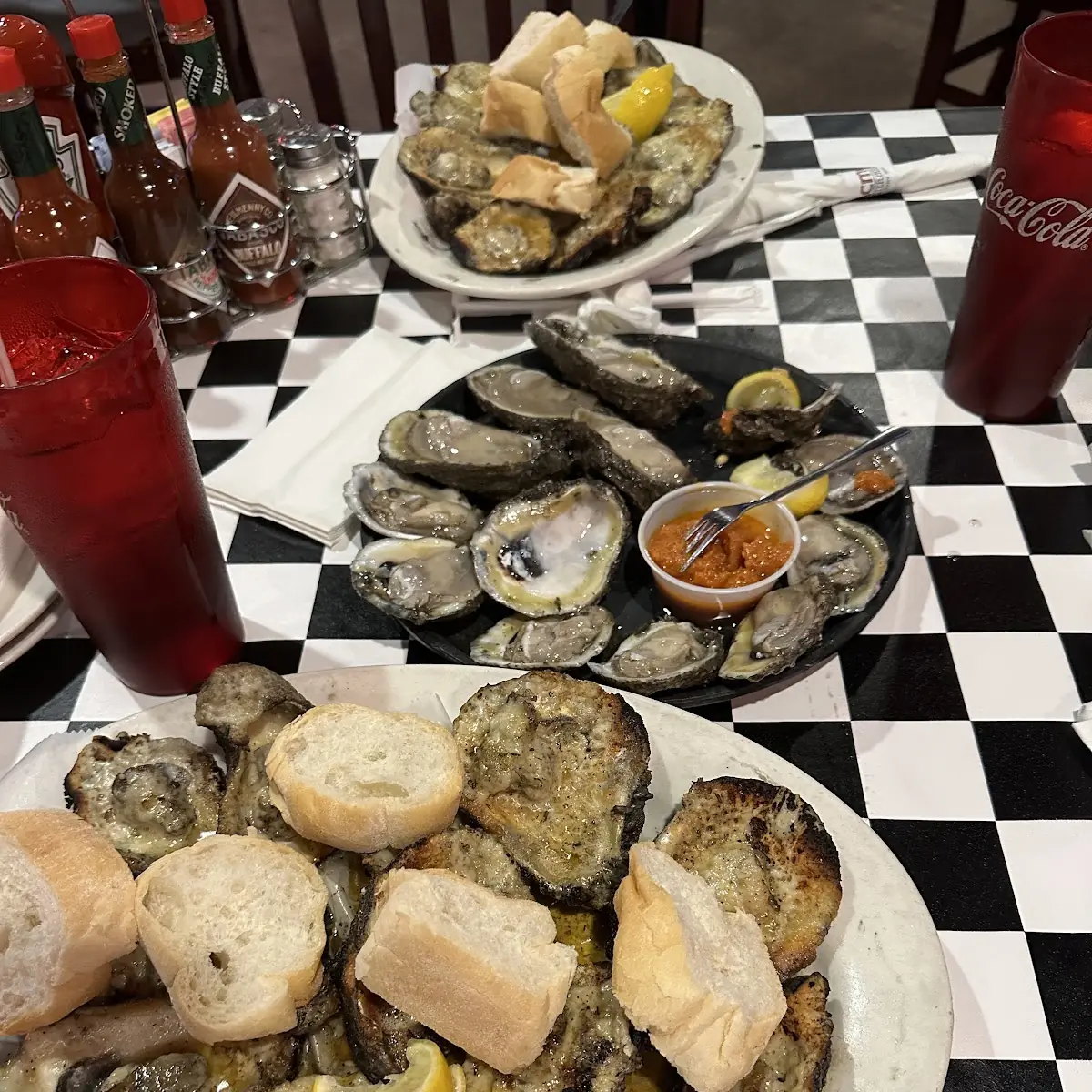 Chargrilled Oysters on the Half Shell
