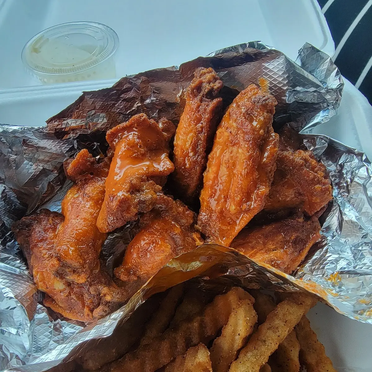 Extra Sauce on 20 or more wings