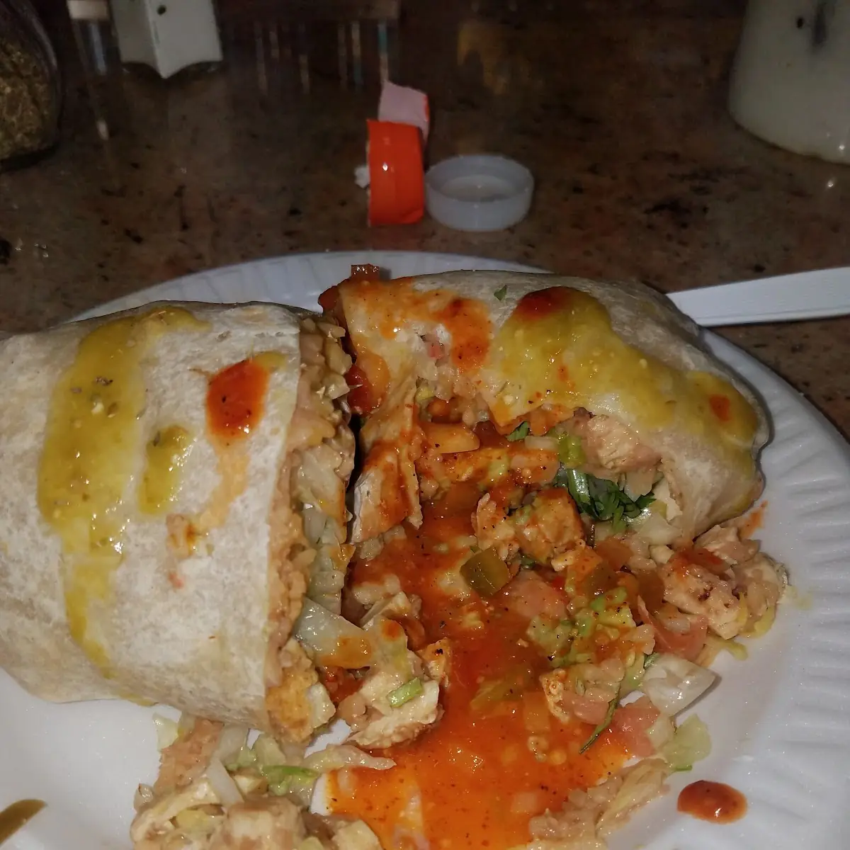 Burrito De Pollo Chicken Burrito