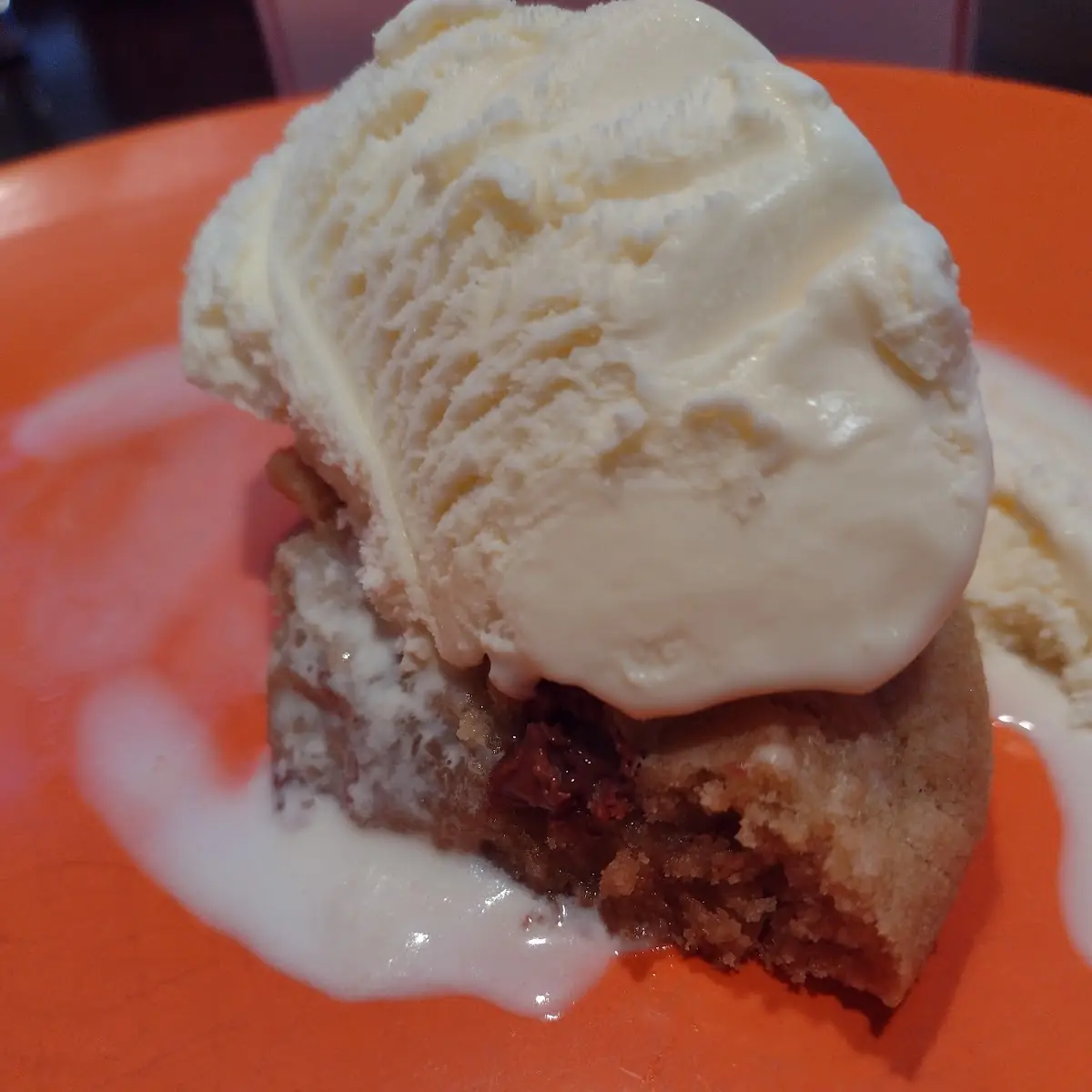 Chocolate Chip Cookie and Ice Cream