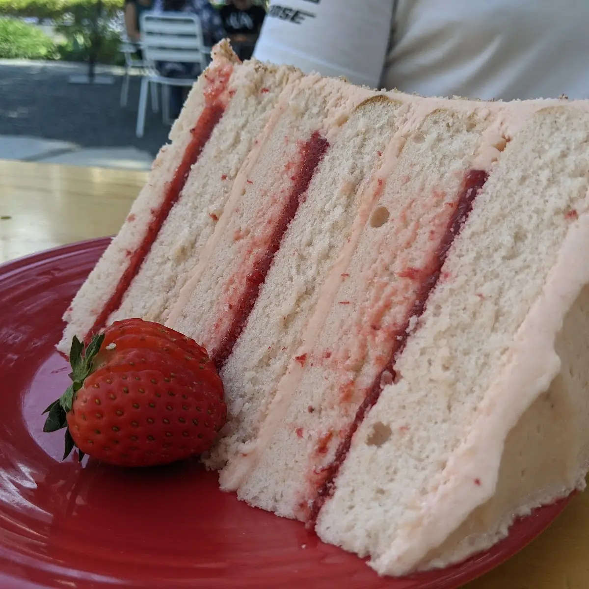 Strawberry Cake Slice