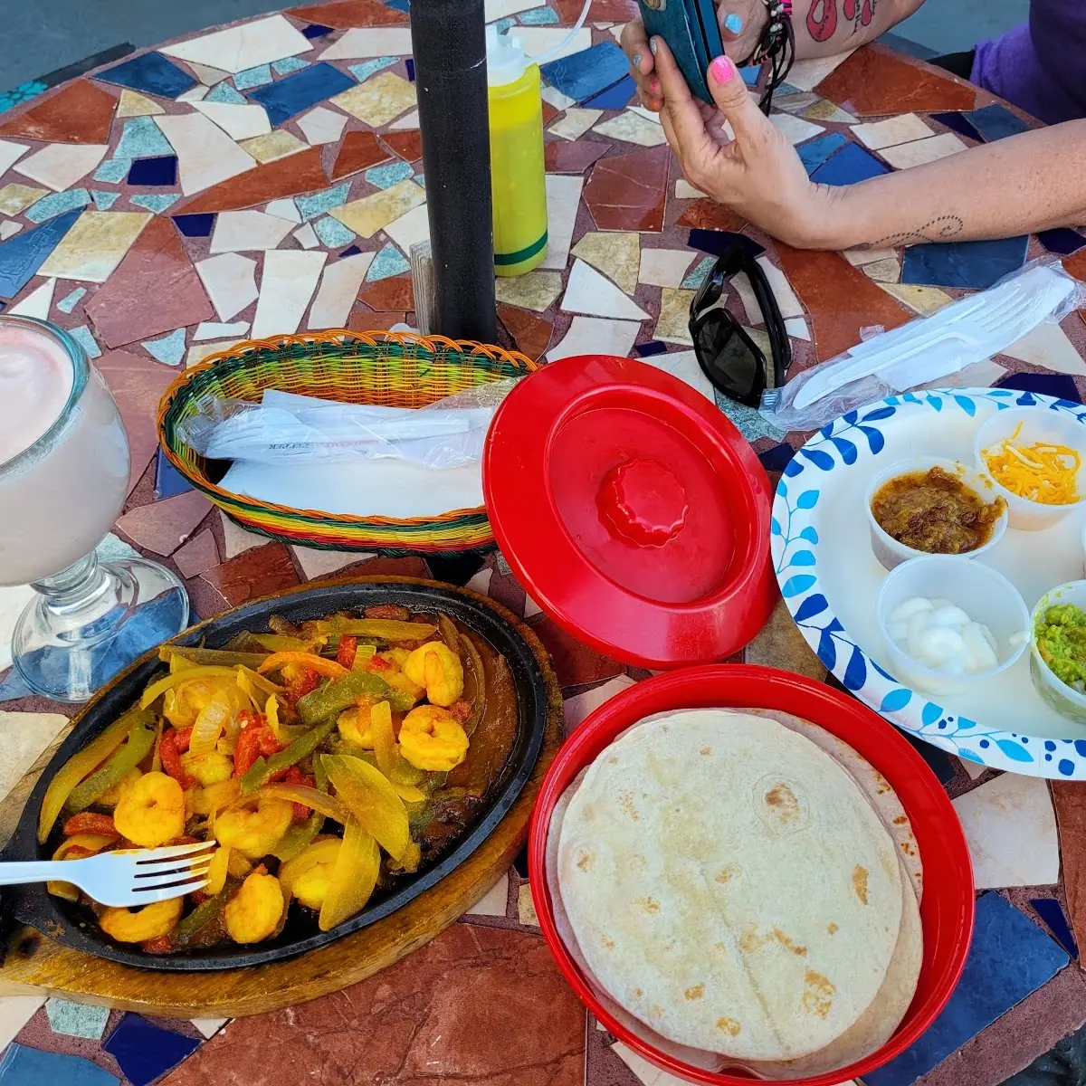 Shrimp Fajitas