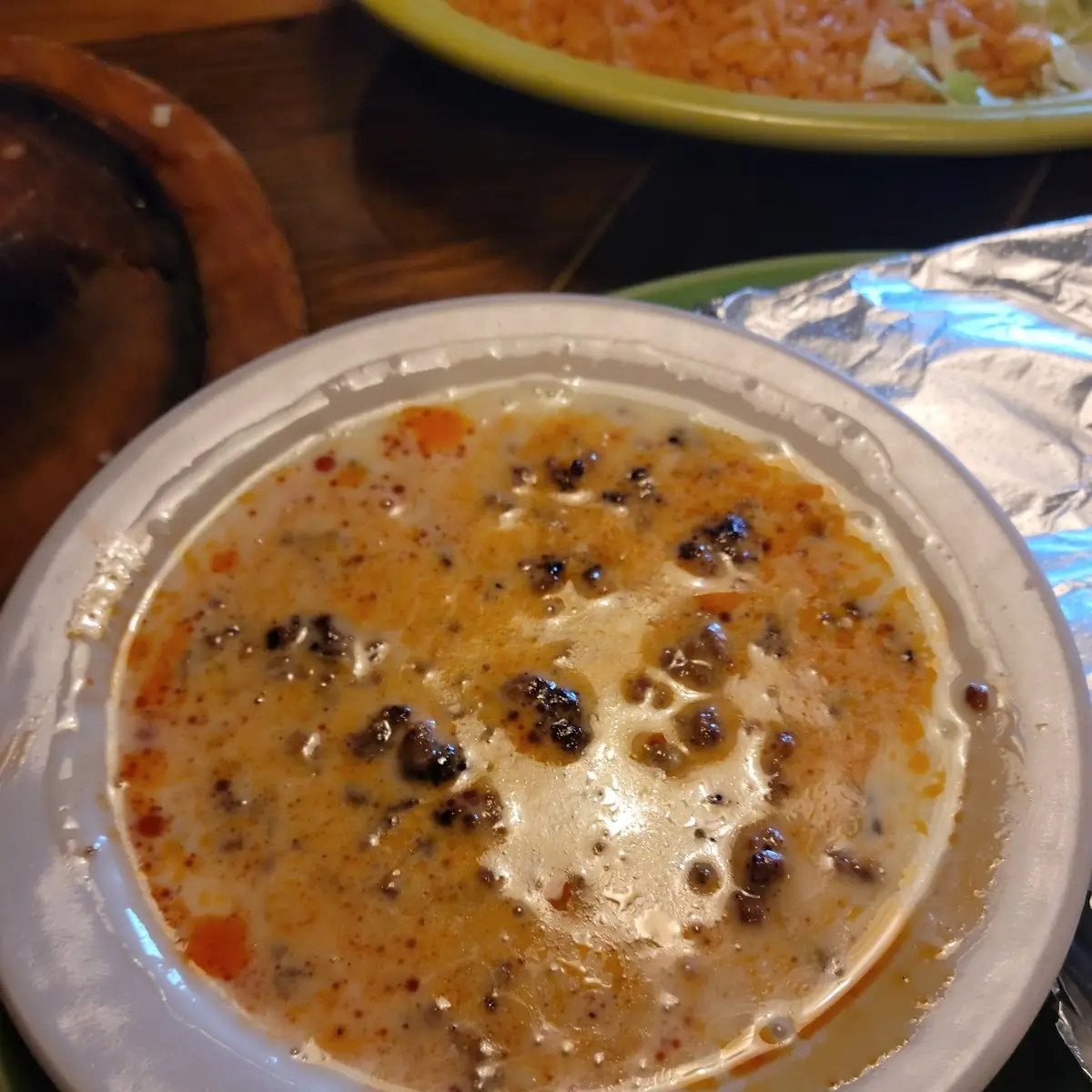 Chorizo with Queso Dip