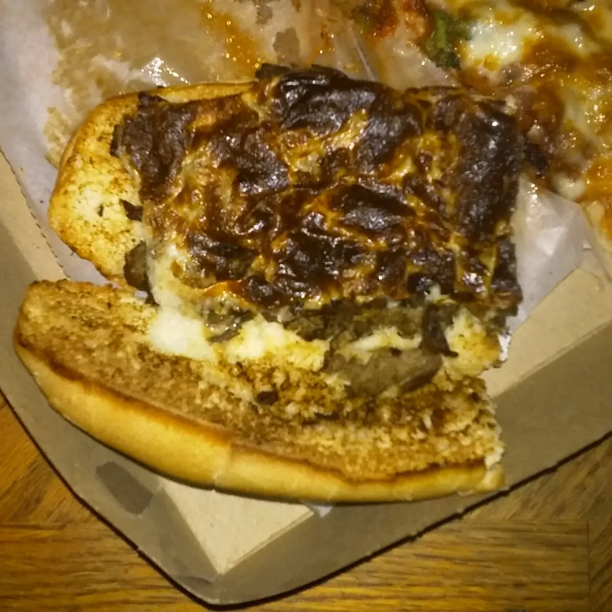 Burnt Steak & Cheese Sub