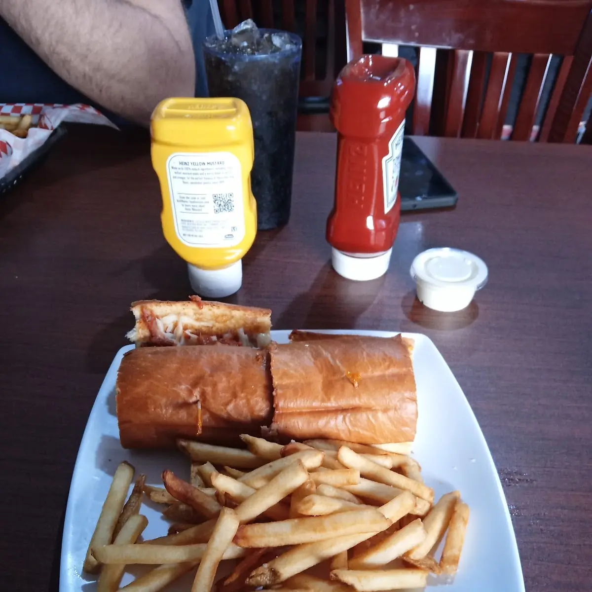 Meatball Sandwich with Fries