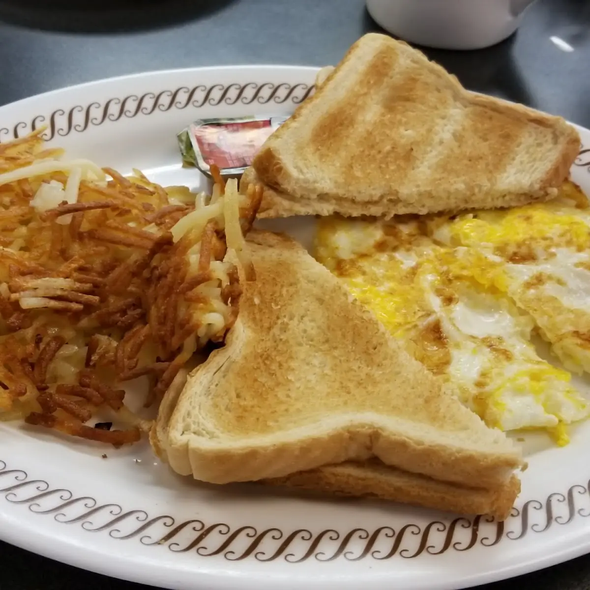 Texas Breakfast Melt with Hashbrowns