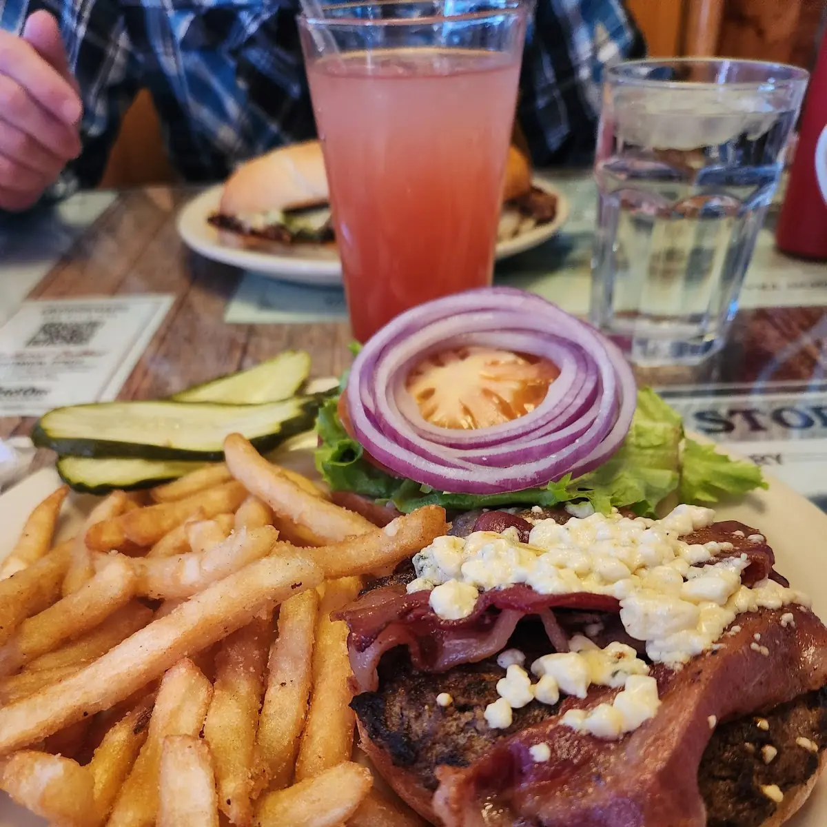 Bacon Blue Cheese Burger
