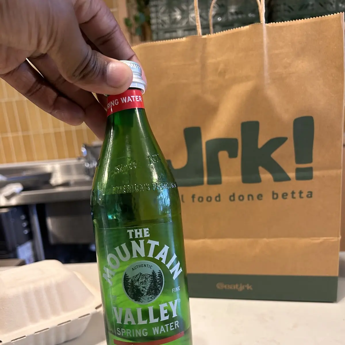 The Mountain Valley Spring Water Bottle