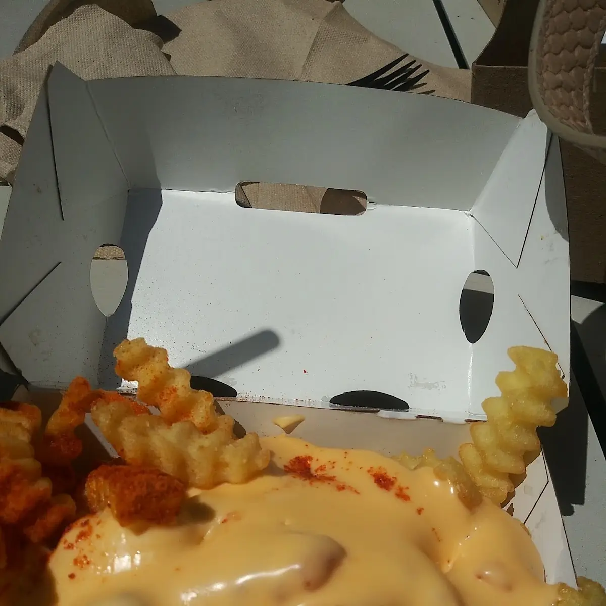 Spicy Buffalo Cheese Fries
