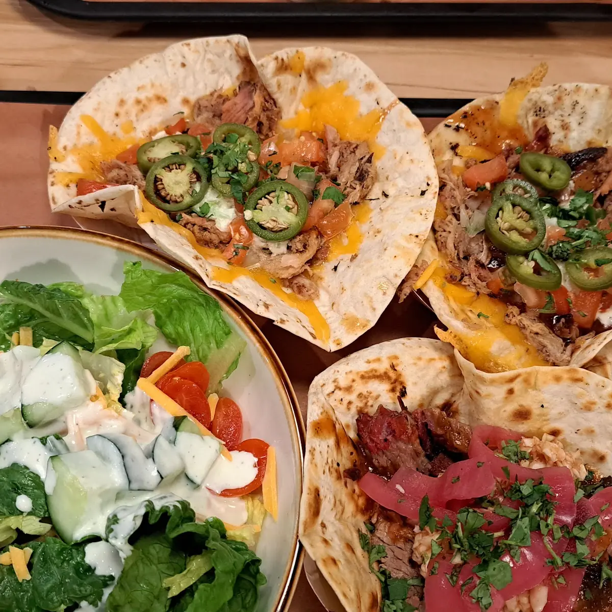 Texas Brisket Taco Plate