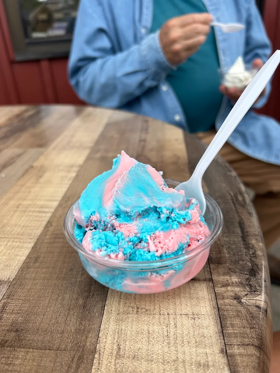 Cotton Candy Flavored Ice Cream