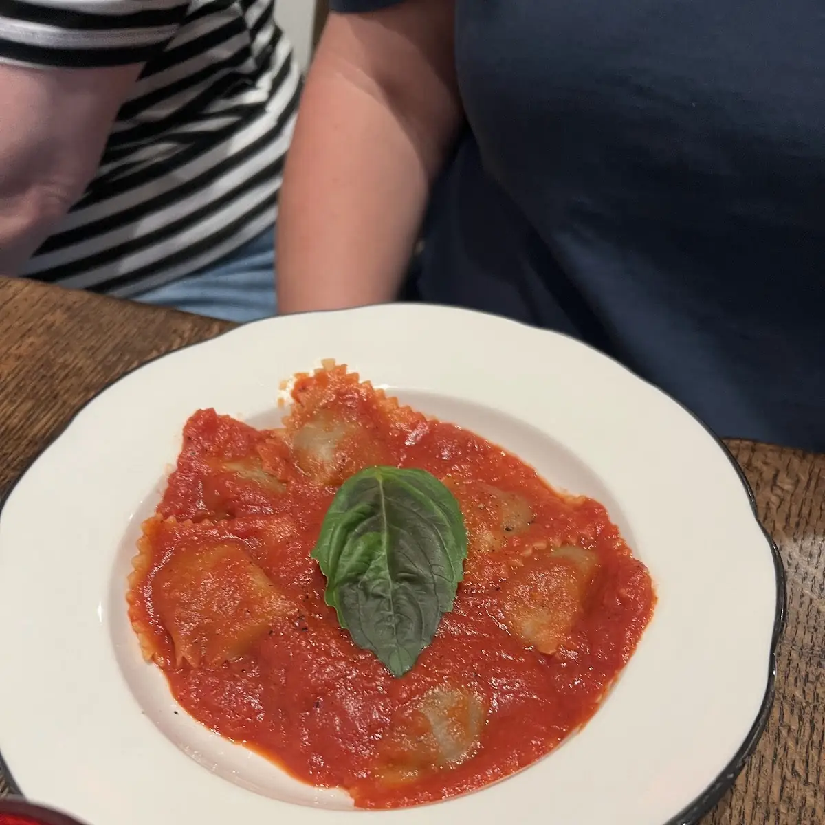 Ravioli in Tomato Sauce