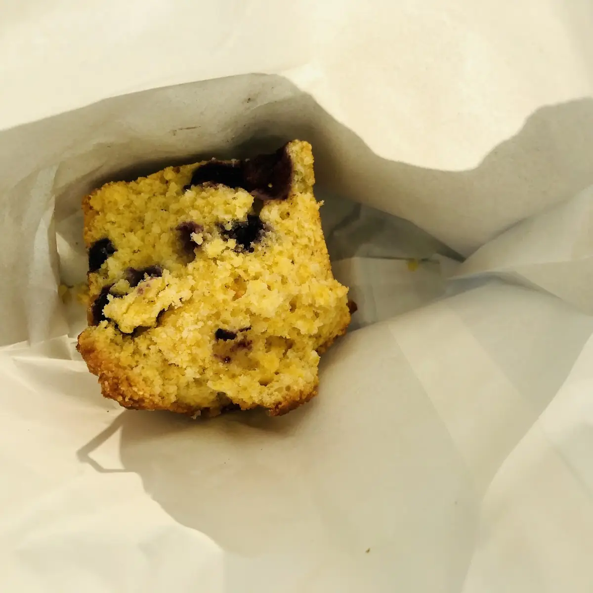 Blueberry Cornbread Muffin