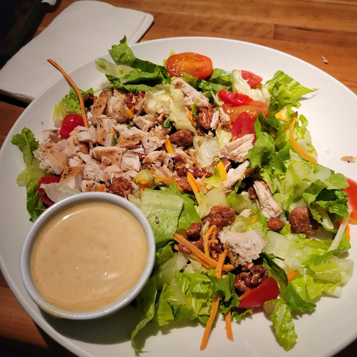 Grilled Chicken Pecan Salad