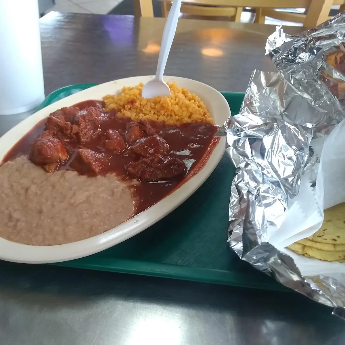 Chicharron En Chile Rojo