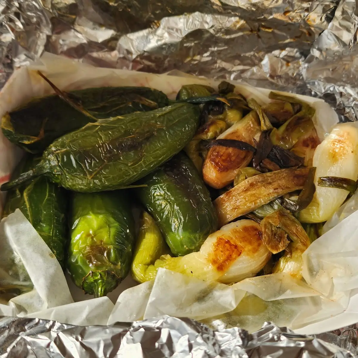 Fried Jalapeños and Onions