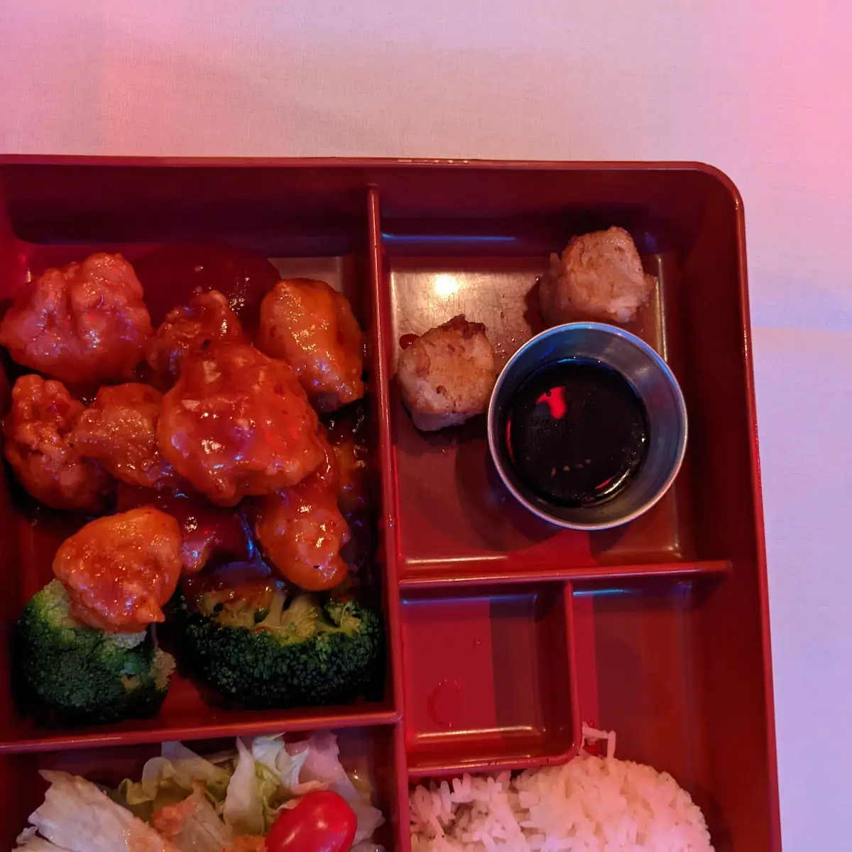 Sesame Chicken Bento