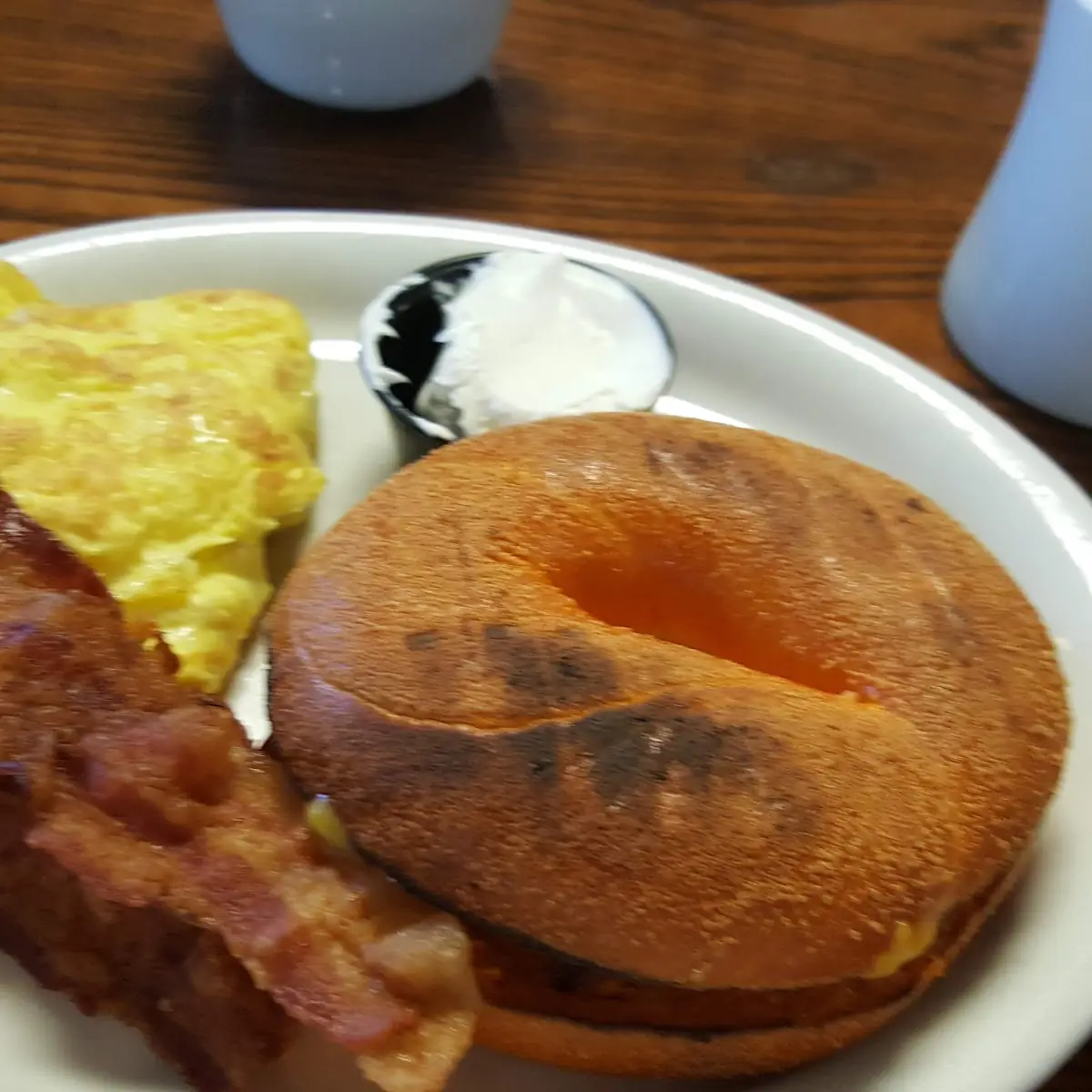Scrambled Eggs and Bagels