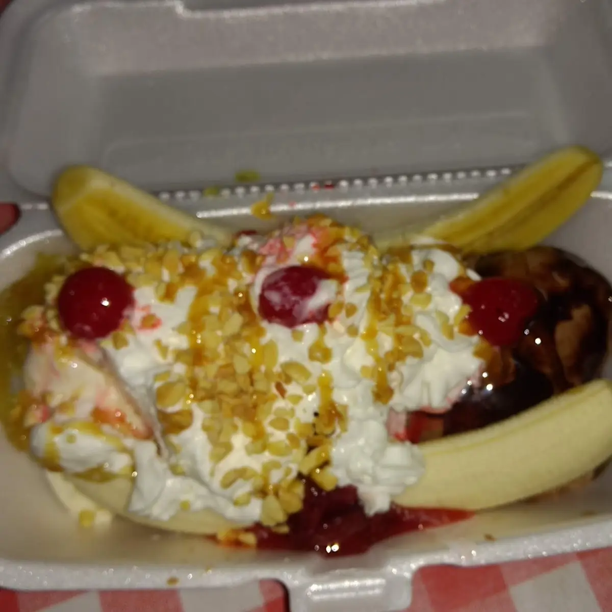 Banana Split Sundae