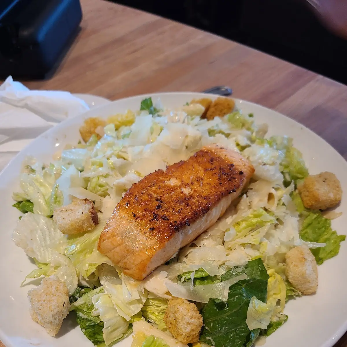 Salmon Ceasar Pasta Salad