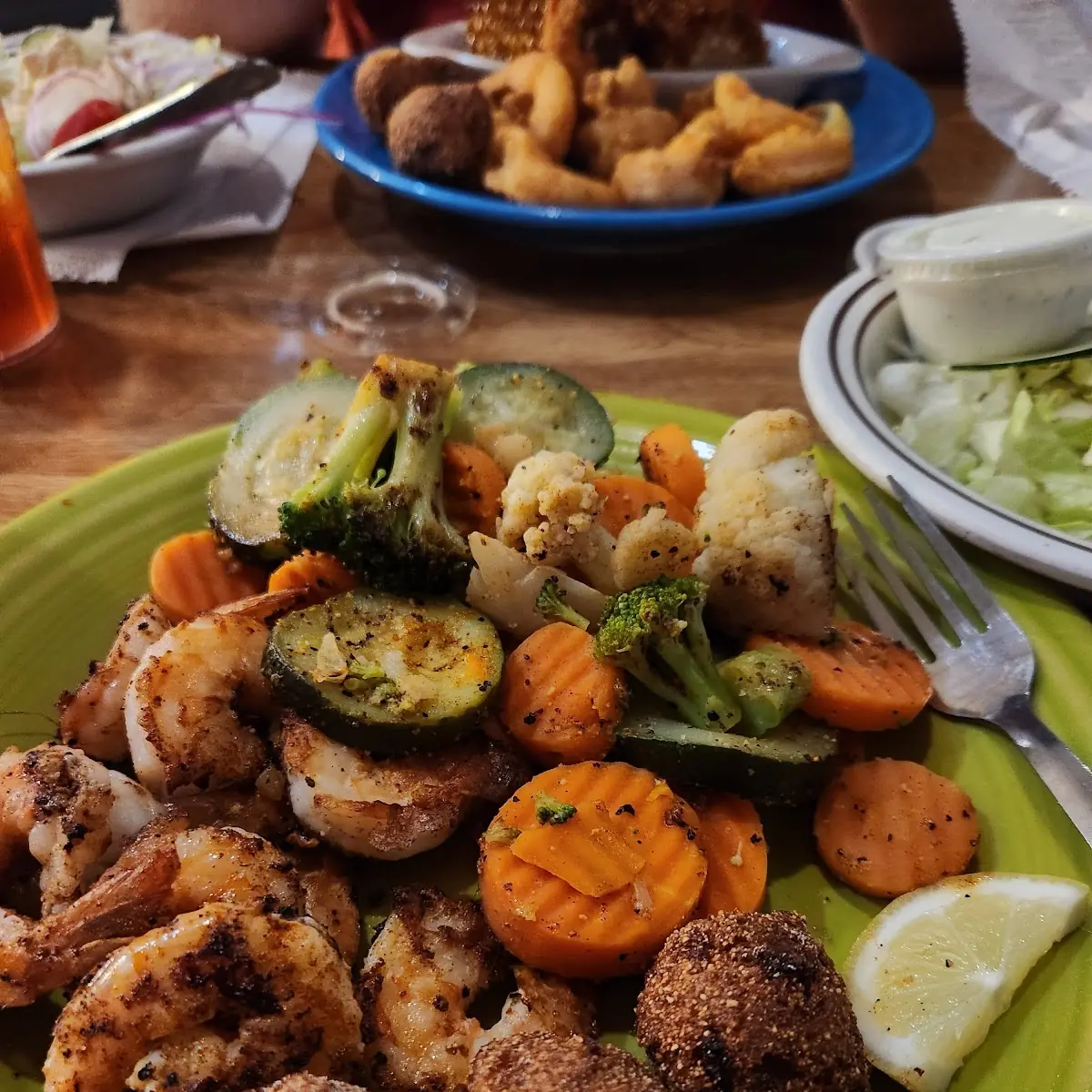 Grilled Shrimp with Veggies