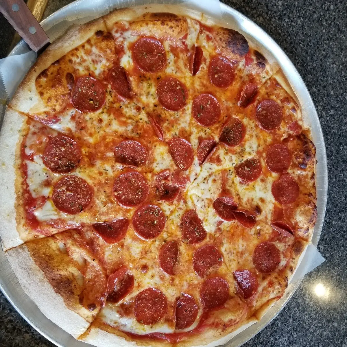 Medium Pepperoni Pizza with Hot Honey
