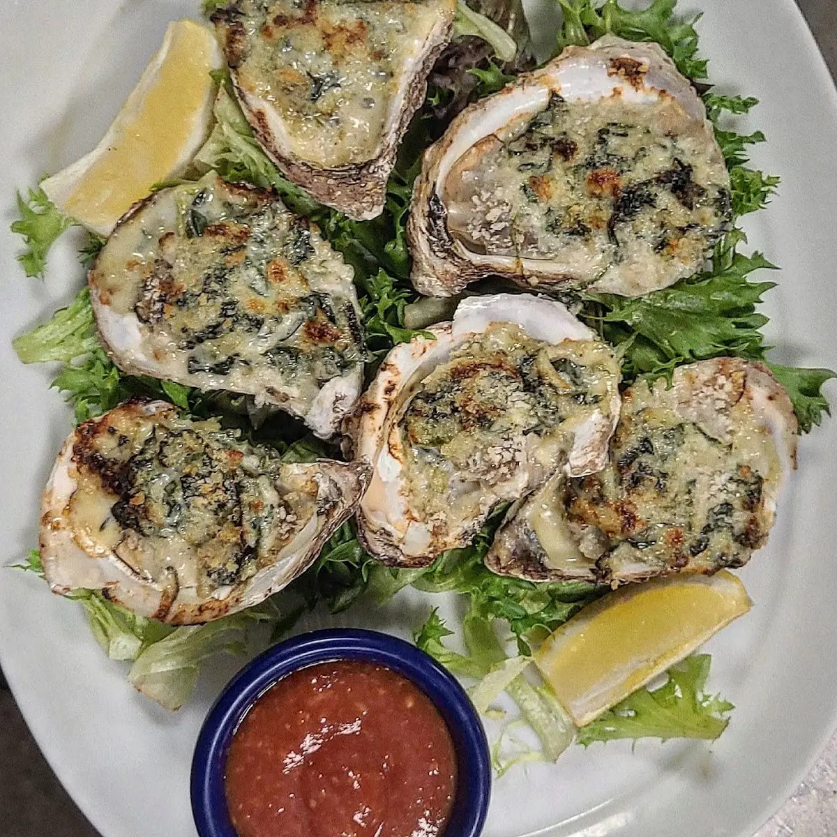 Oysters Rockefeller