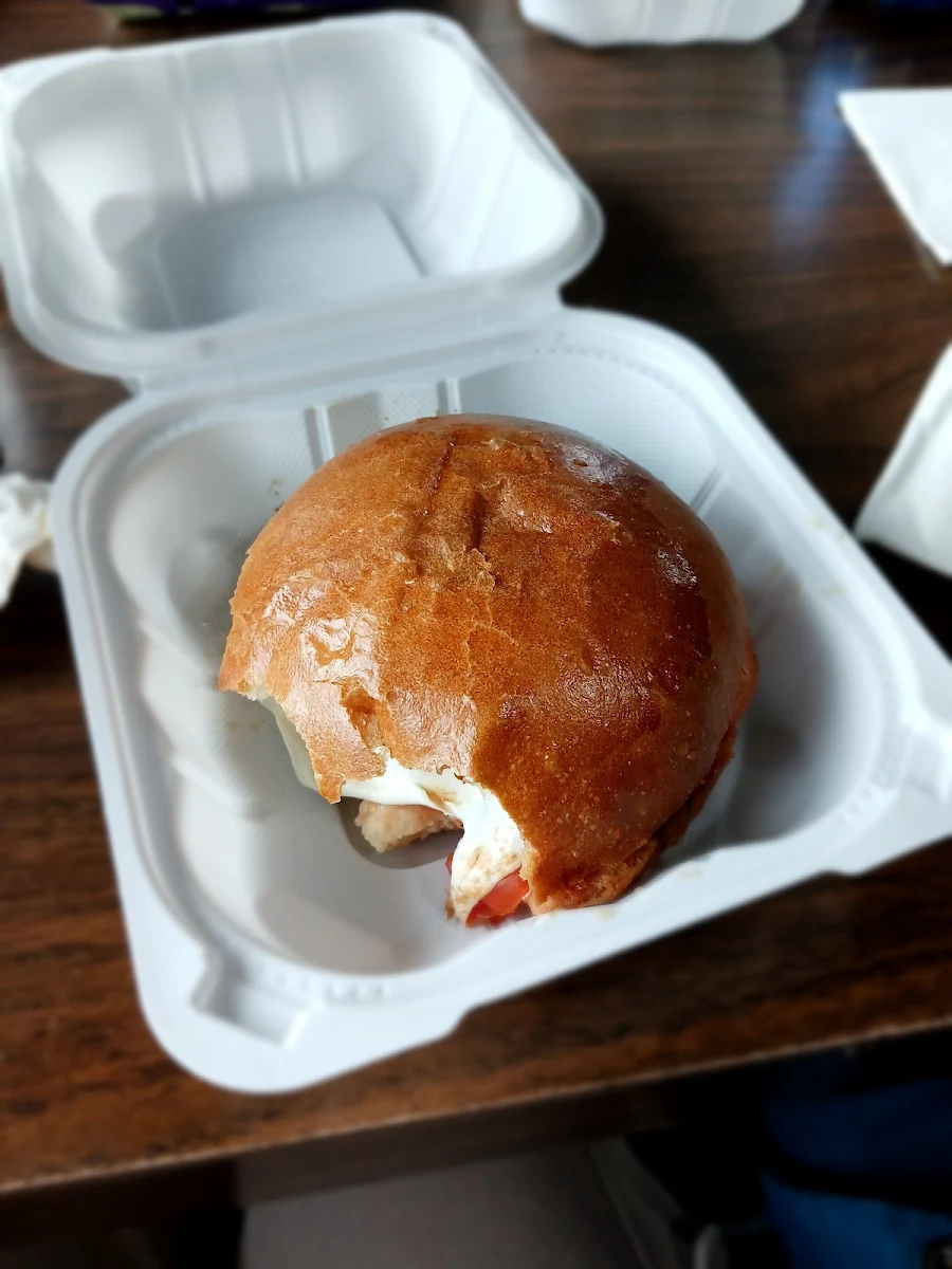 Caprese Sandwich on a Brioche Bun
