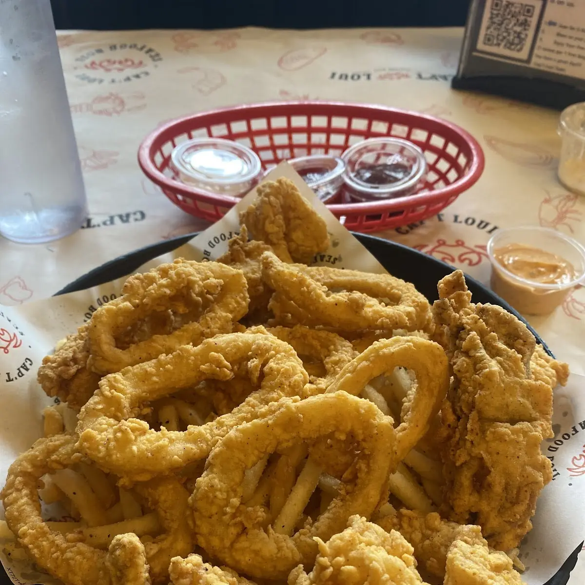 Fried Shrimp Basket with Cajun Fries
