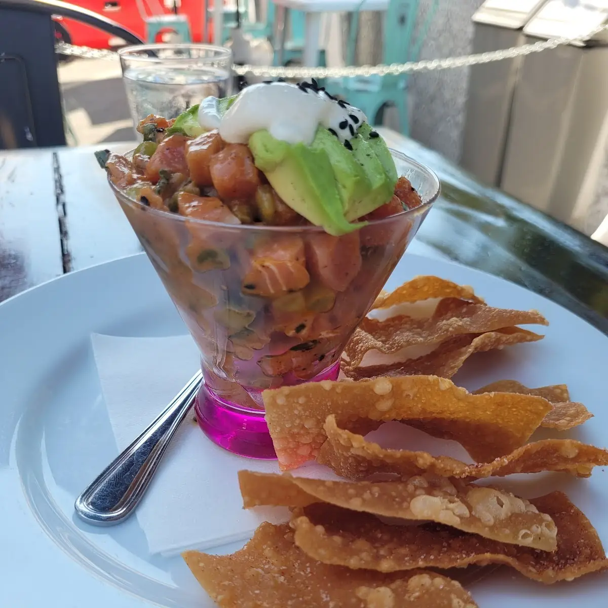 Ahi Poke Martini GF
