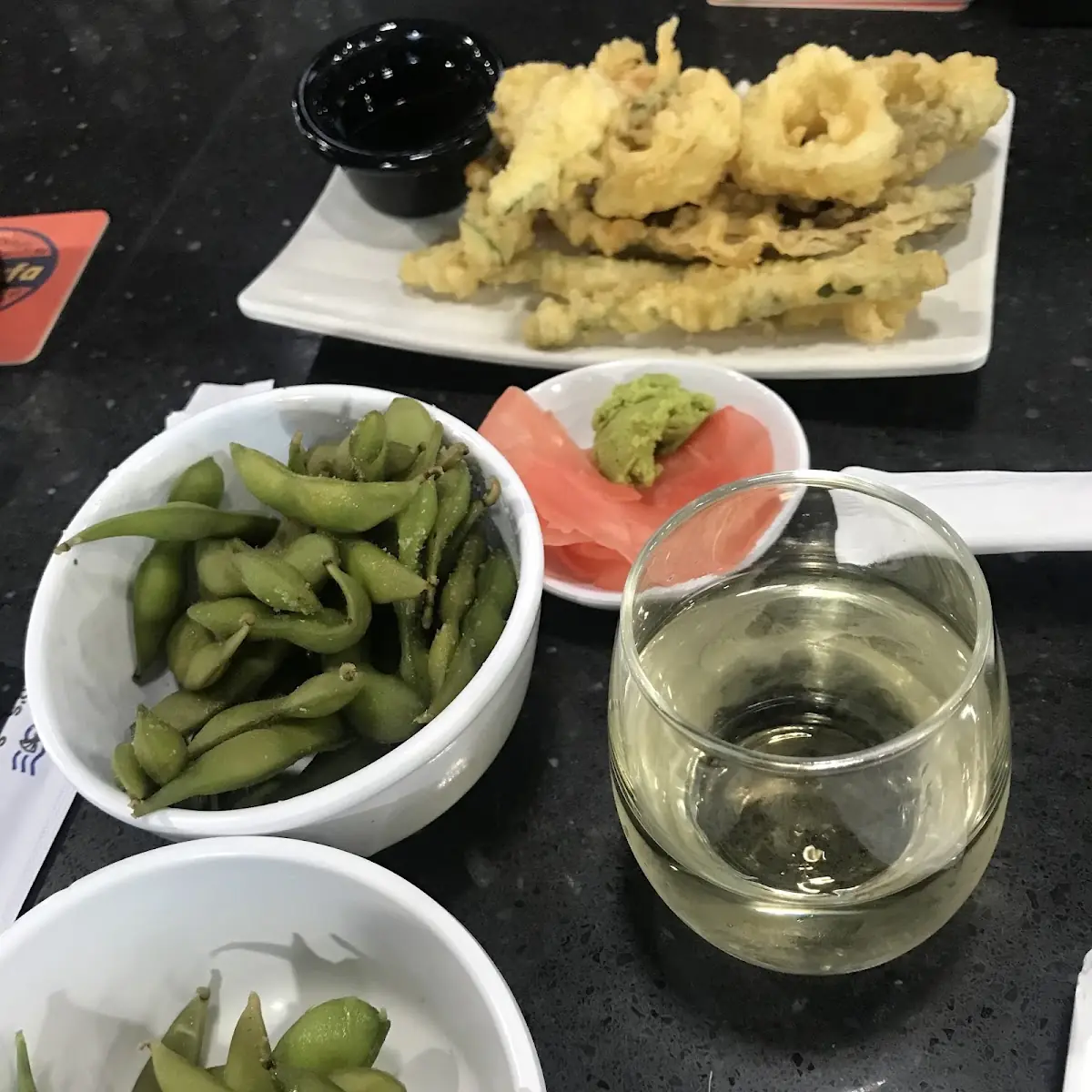 Edamame Tempura Appetizer