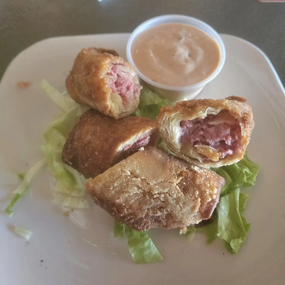 Reuben Egg Rolls