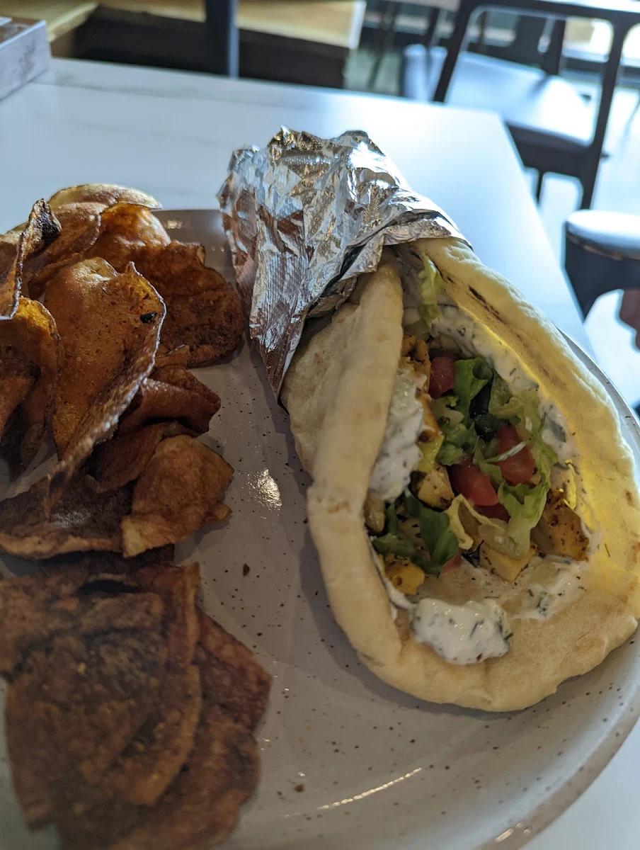 Turmeric Chicken Gyro