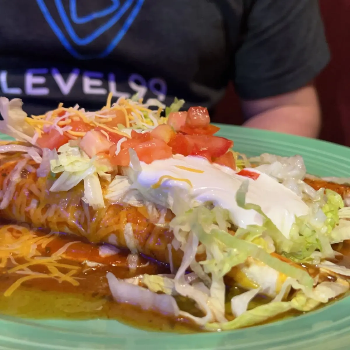 114. 1 Beef Burrito 1 Beef Enchilada & Rice