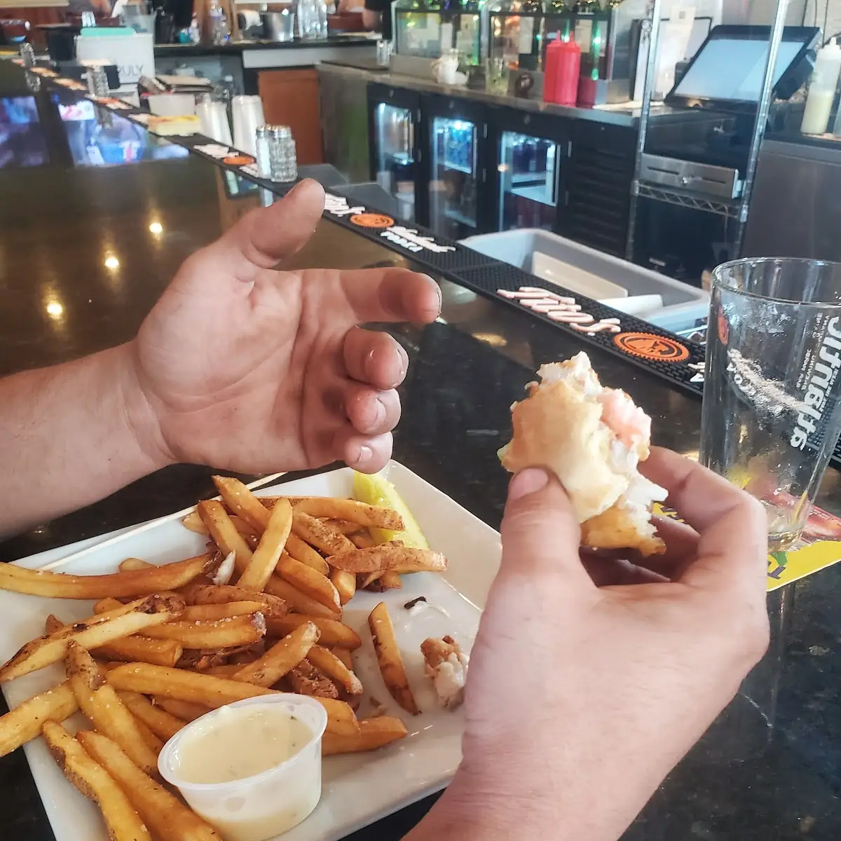 Baked Haddock Sandwich