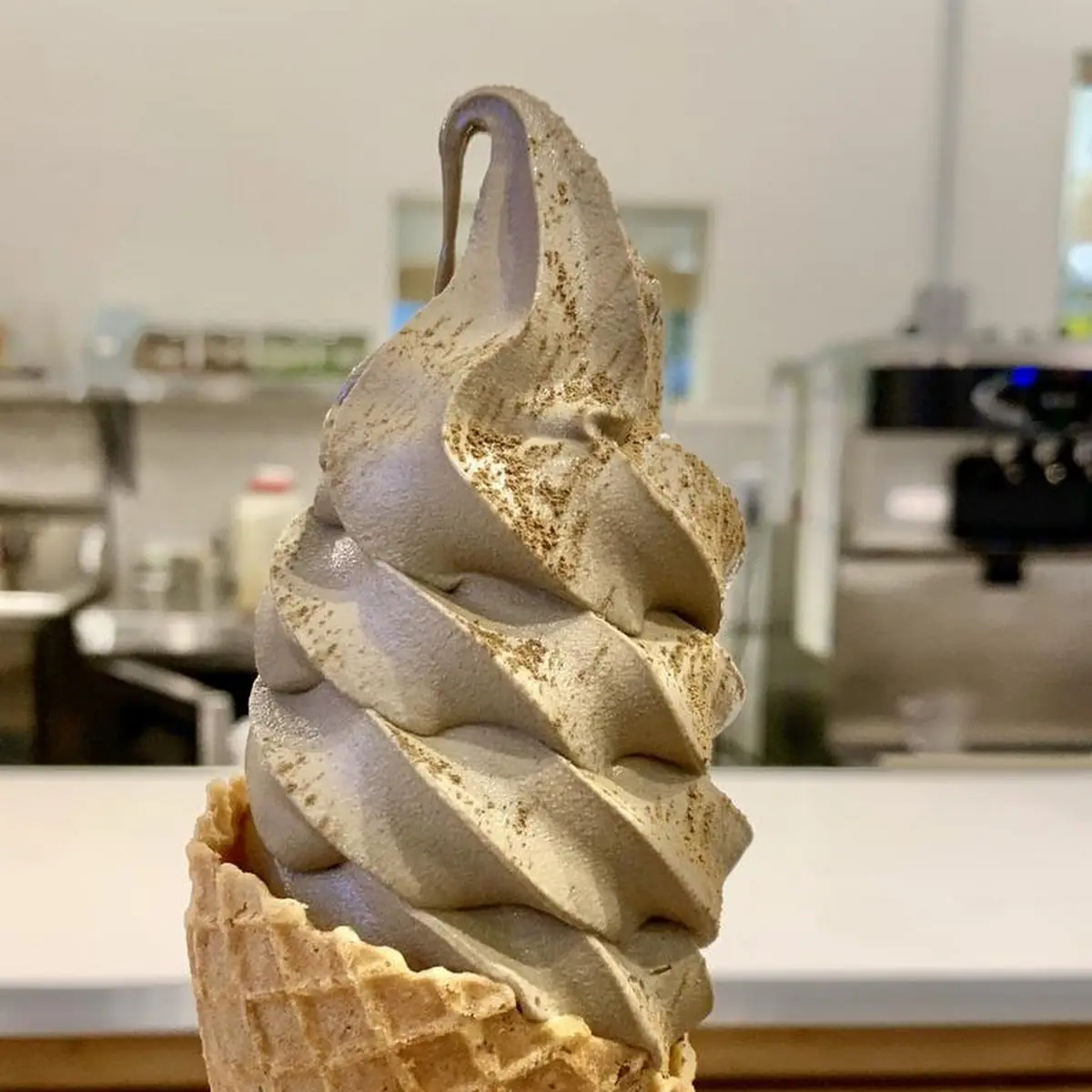 Soft Serve in a Cone Milk