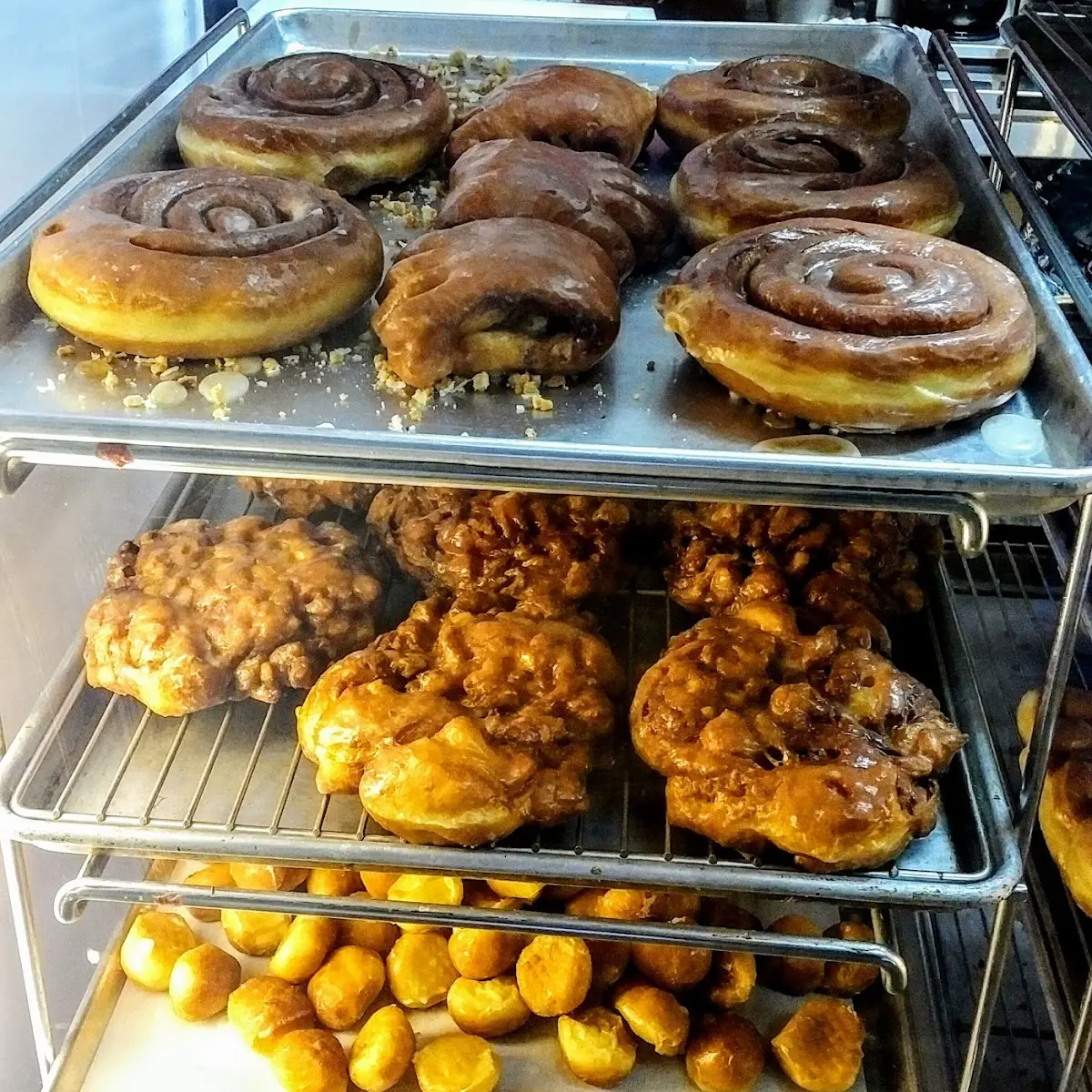 Cinnamon Rolls Apple Fritters Bear Claws