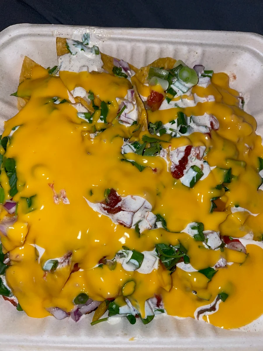 Nachos with Queso Cheese