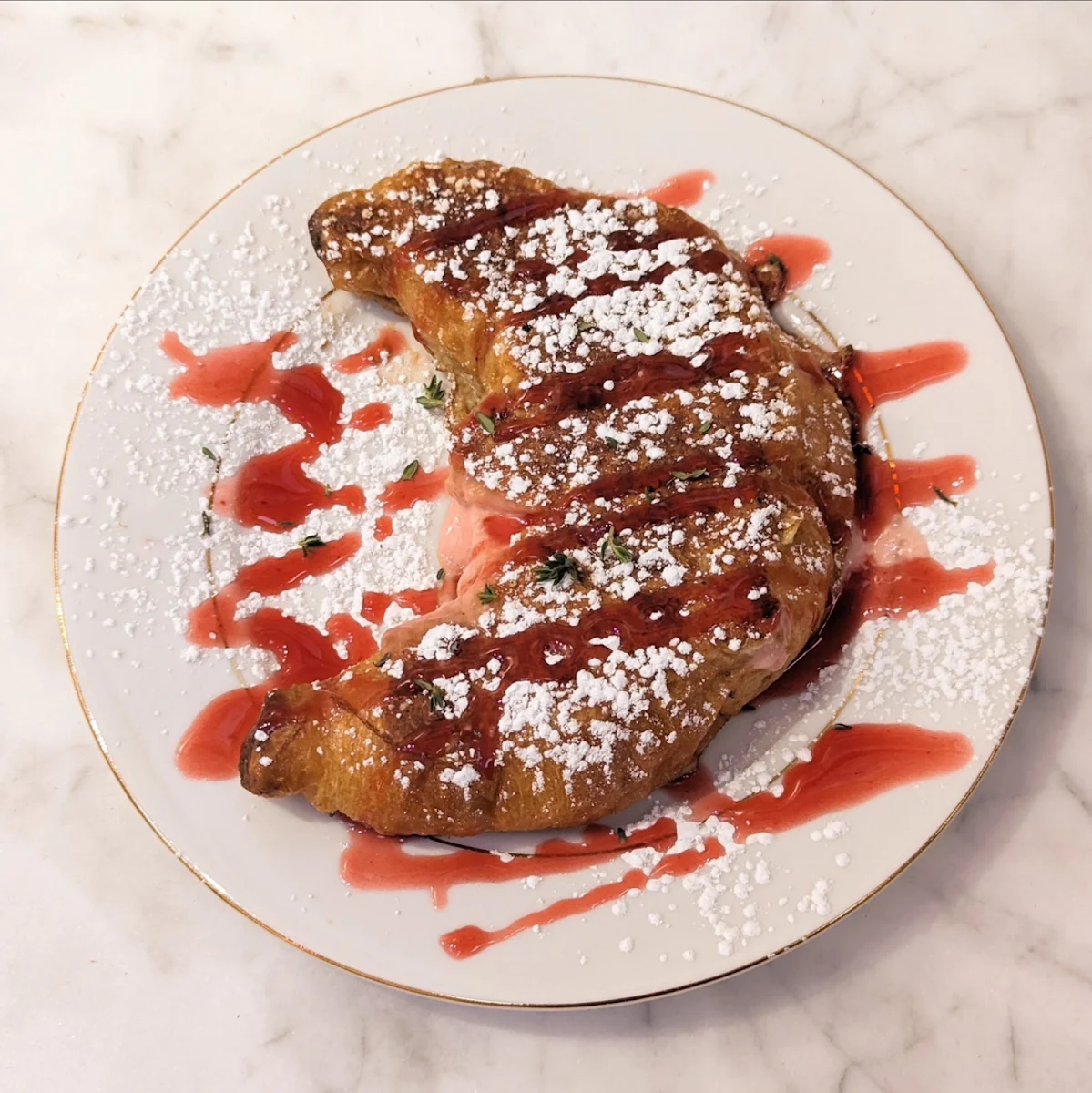 Grilled on Challah Bread French Toast