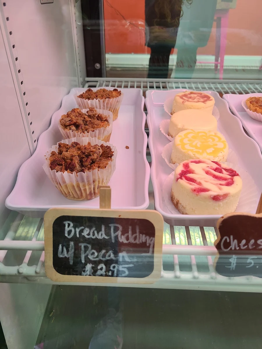 Bread Pudding & Mini Cheesecakes