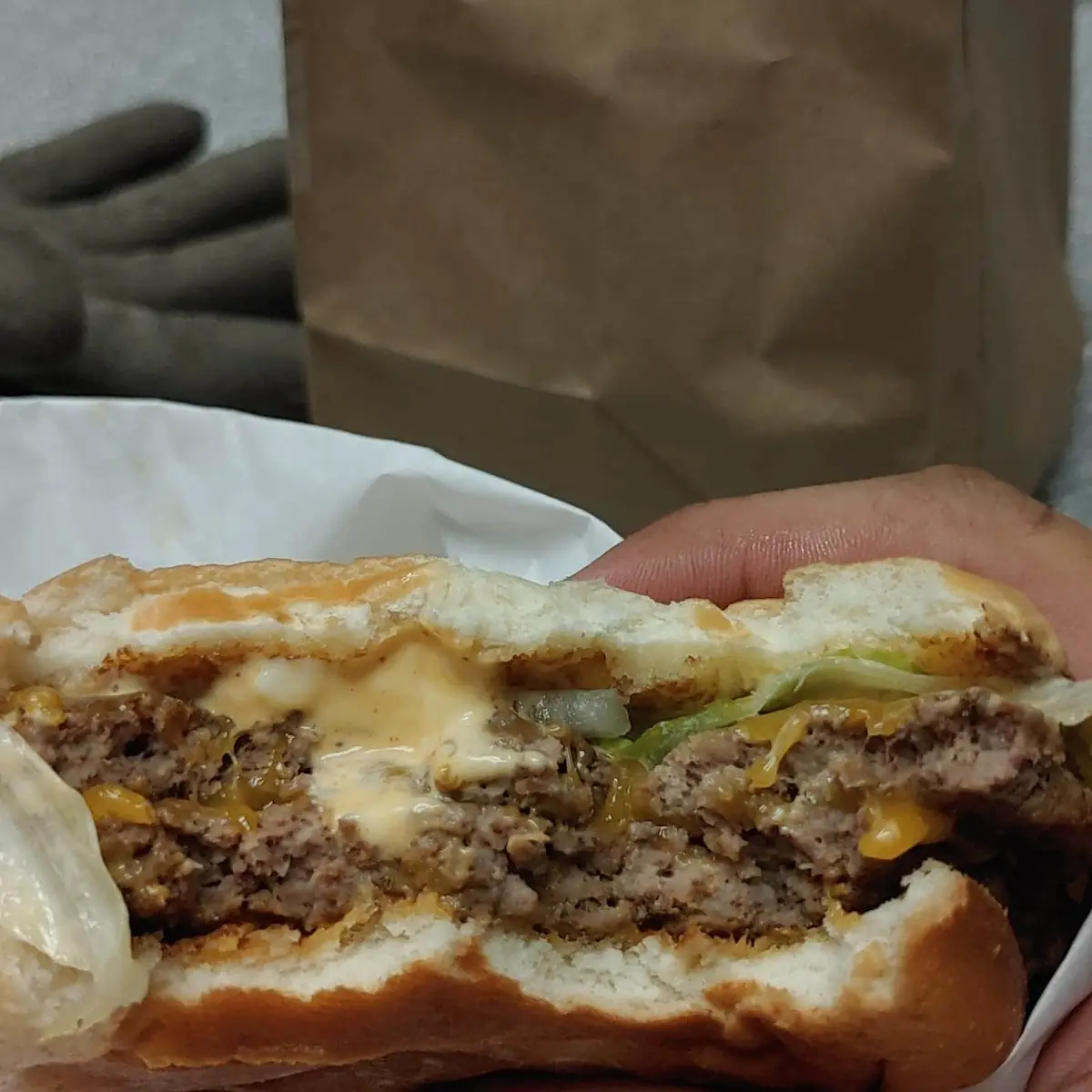 Southwest Cheddar Cheese Double Cheeseburger