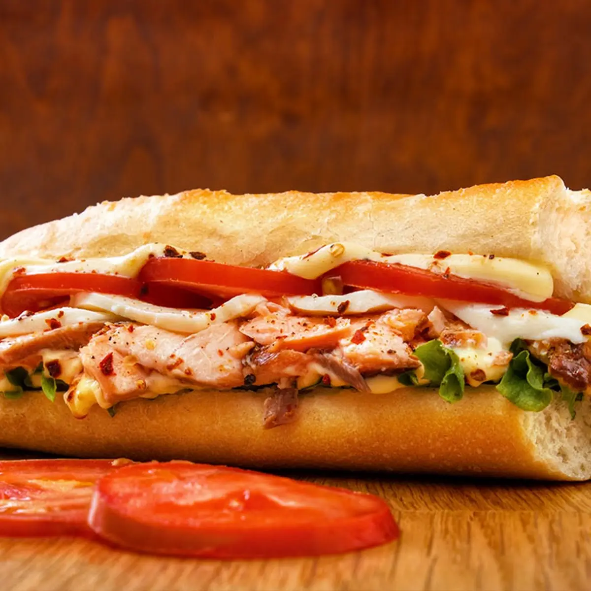 Grilled Chicken Hot Sub