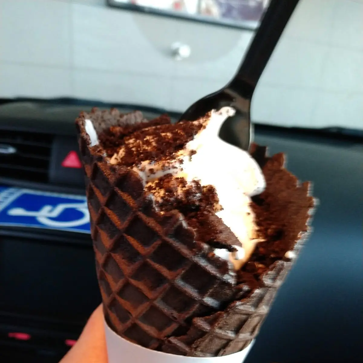 Sonic Blast Made with Oreo Cookie Pieces