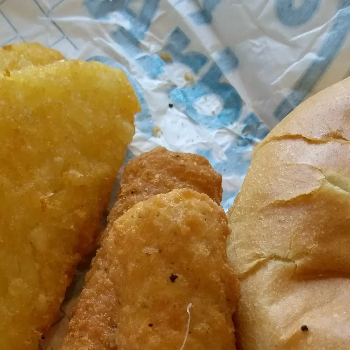 Roast Beef and Cheddar & Cheese Sticks with Potato Cakes