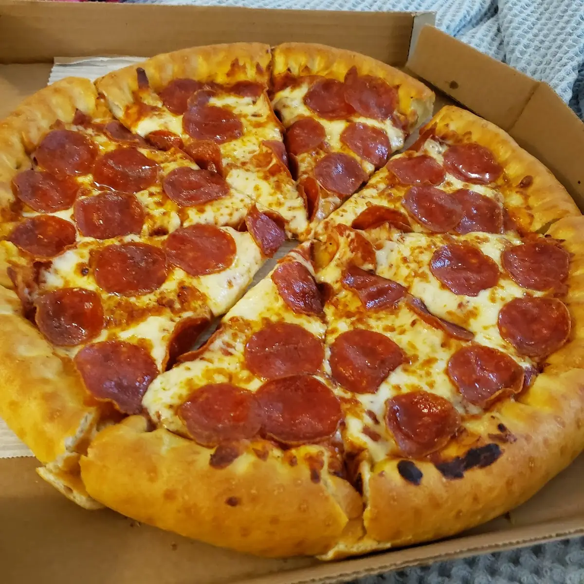 Pepperoni Pizza Stuffed Crust